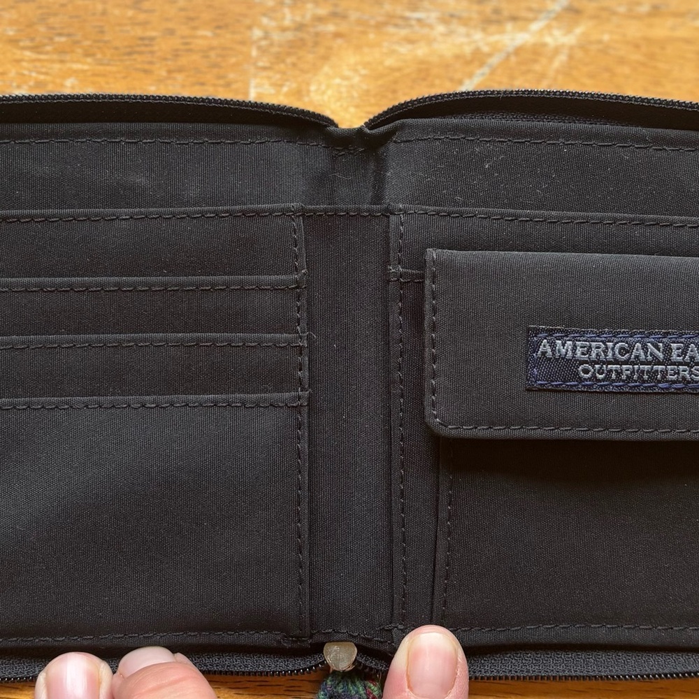 American Eagle Outfitters  Vintage Tartan Wallet - Green and Pink - Picture 5 of 6